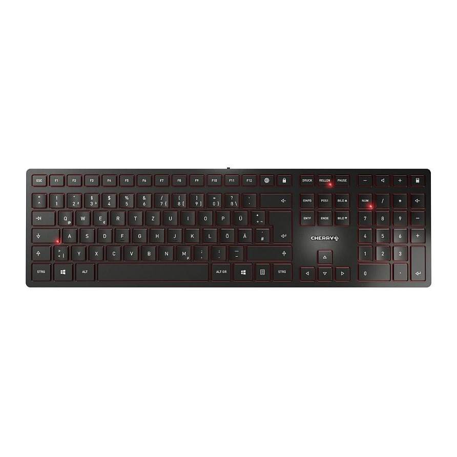 Tastierë me Kabllo CHERRY KC 6000 Slim - Zezë - 1