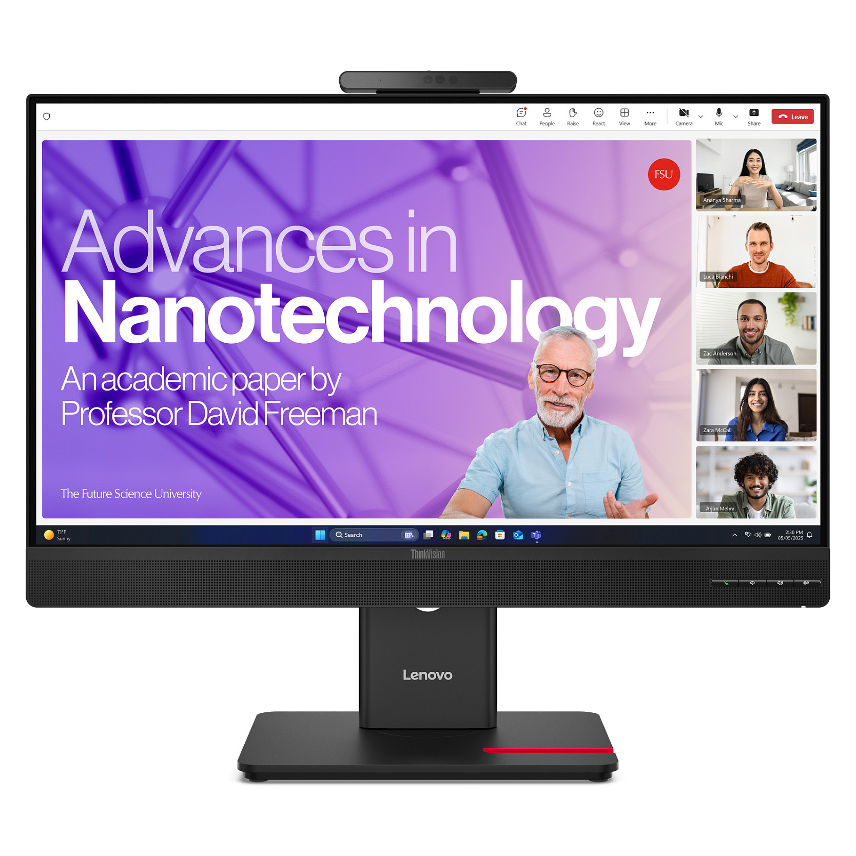 Monitor Lenovo ThinkVision T27QD-4v / 27"/ Quad HD IPS / LCD / 120Hz / 6ms / USB-C + USB-A + HDMI + DisplayPort - Zezë - 1