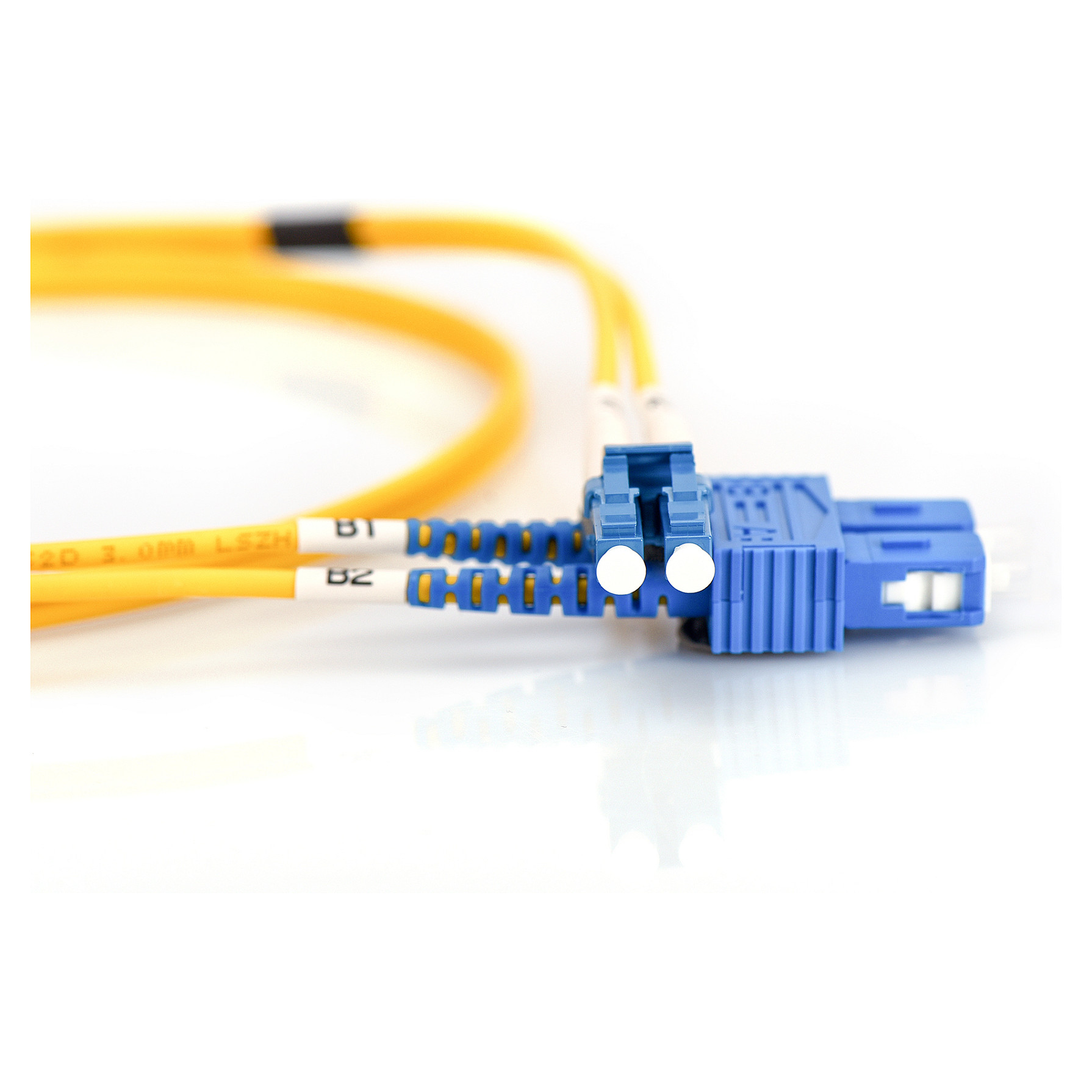Kabllo për Rrjet DIGITUS LC to SC Patch Cable – 2.00m Singlemode Duplex OS2 - 4