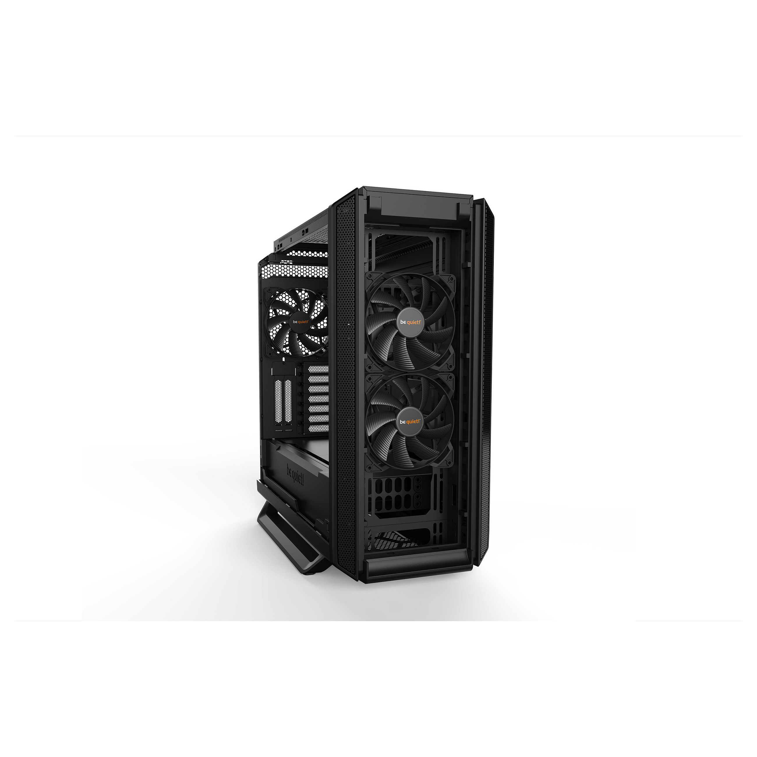 Kasë PC be quiet! Silent Base 802 / Midi Tower / E-ATX + ATX / 2x 140mm + 1x 140mm Fan / Airflow + Silent - Zezë - 5