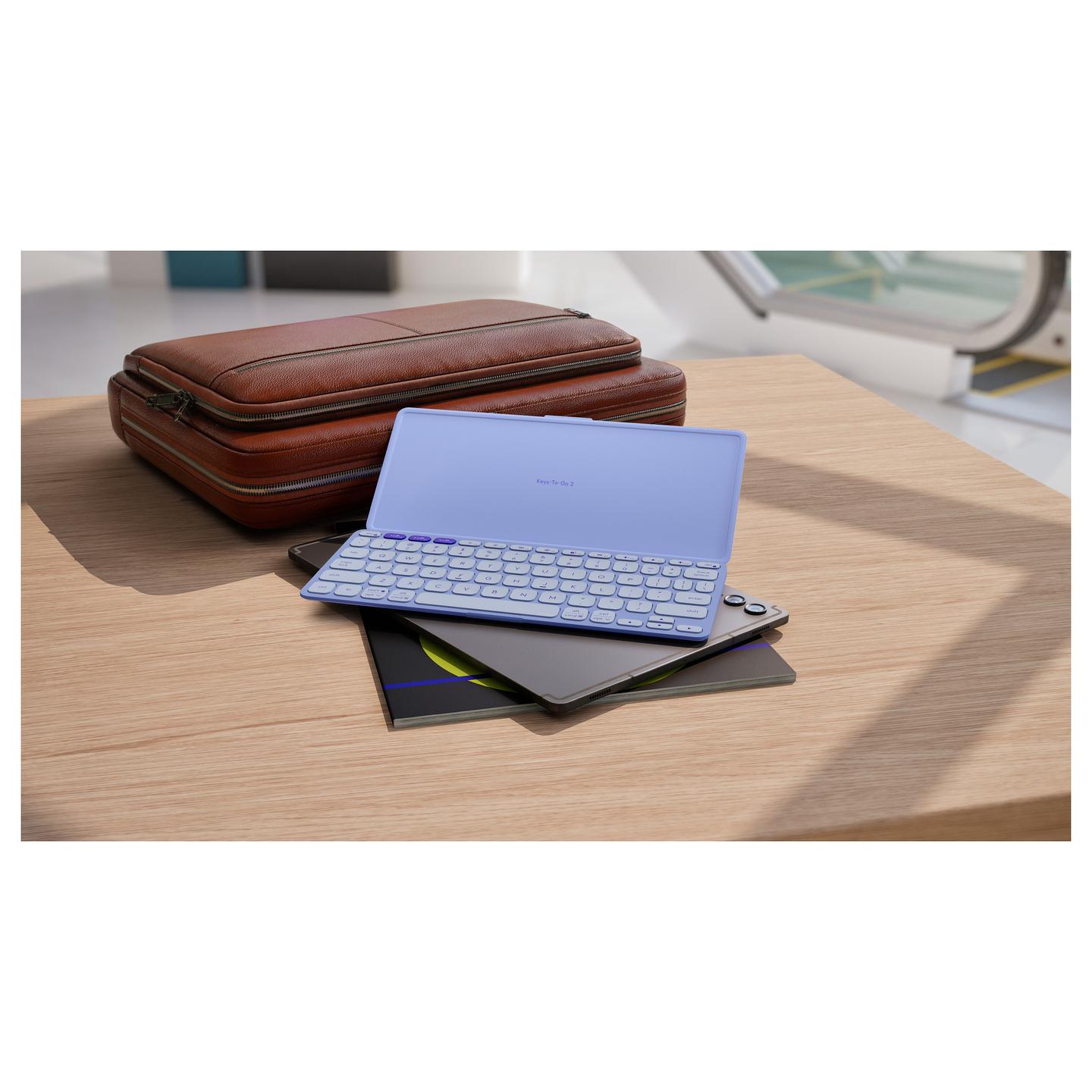 Tastierë Pa kabllo Logitech Keys-To-Go 2 / QWERTZ - Vjollcë - 10