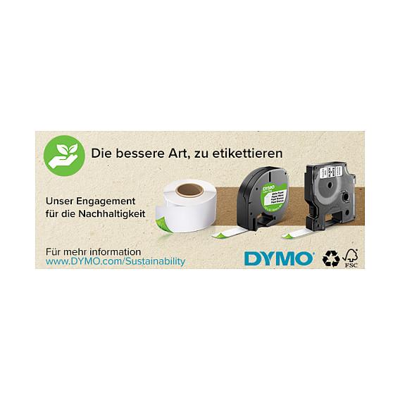 Shirit për Printer DYMO D1 / 19 mm × 7 m - Zezë mbi Bardhë - 16