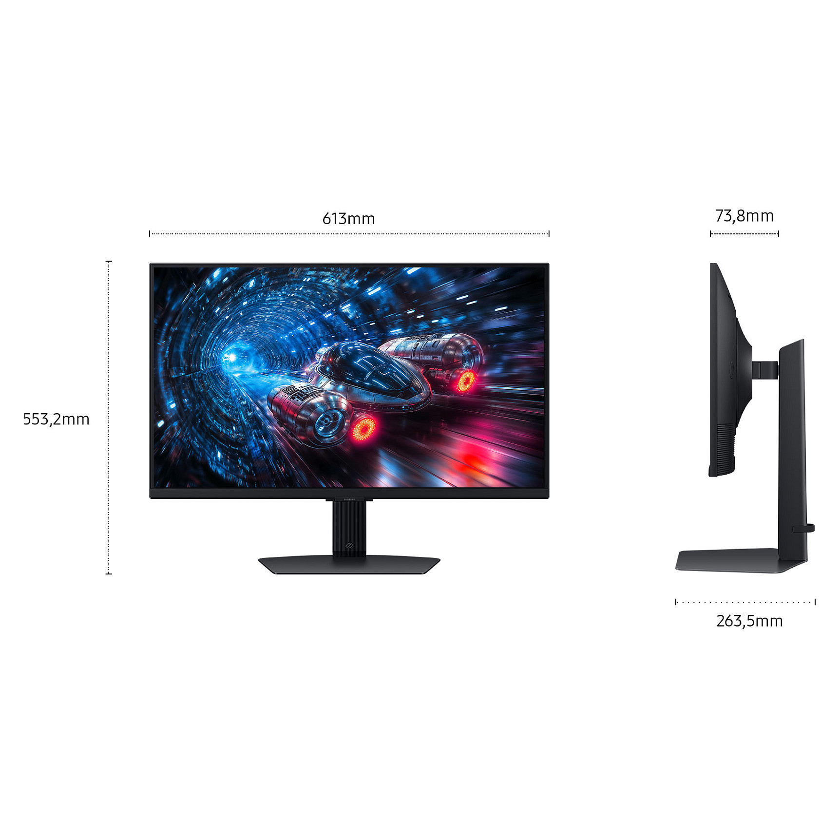 Monitor Gaming Samsung S27FG702EU / 27" / 4K Ultra HD IPS / LCD / 360 Hz / 1 ms / HDMI+USB+DP+HDCP - Zezë - 5