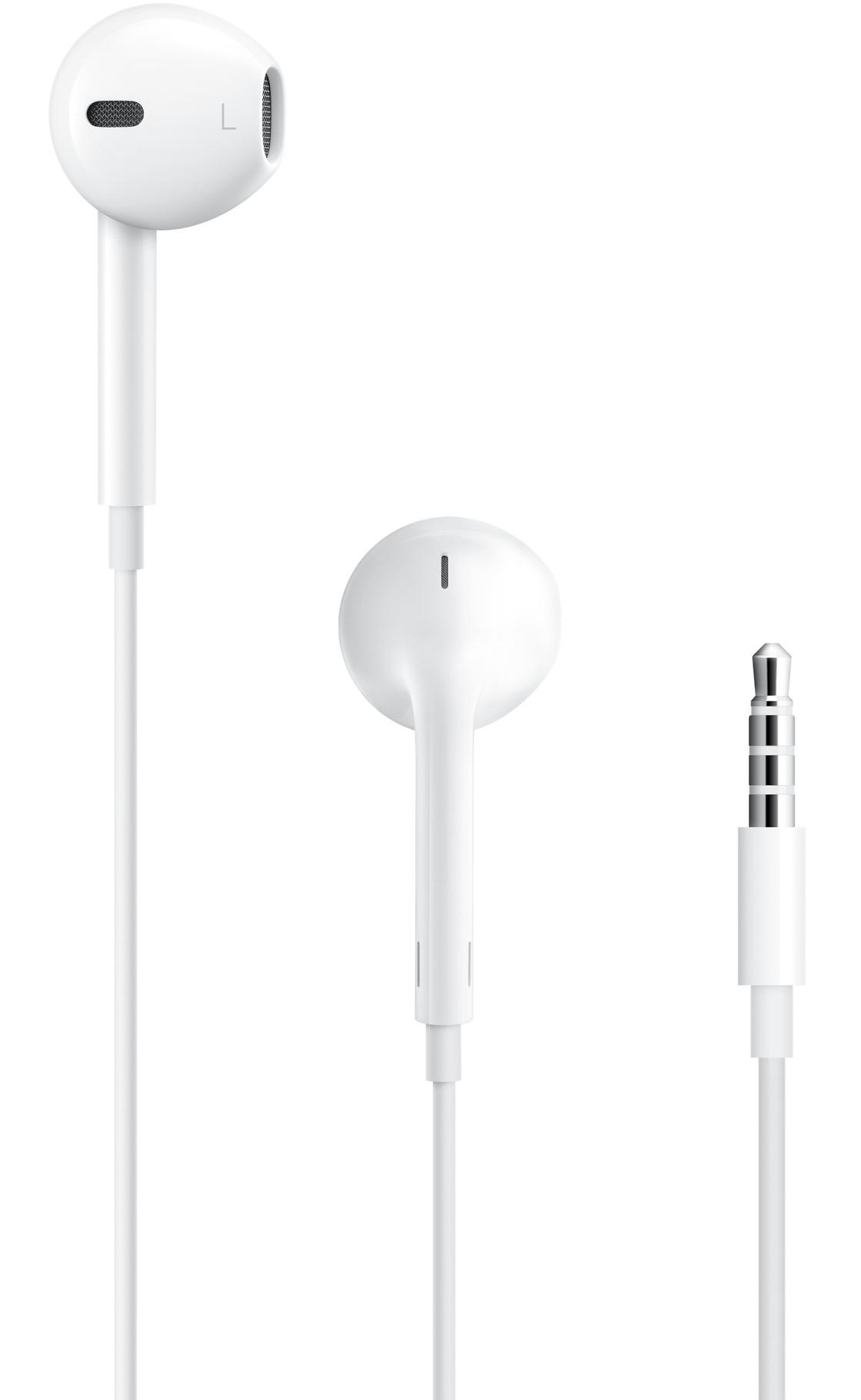 Apple Headphones EarPods / MNHF2ZM/A / Wired / 3.5mm / Integrated Microphone / Inline Remote - White