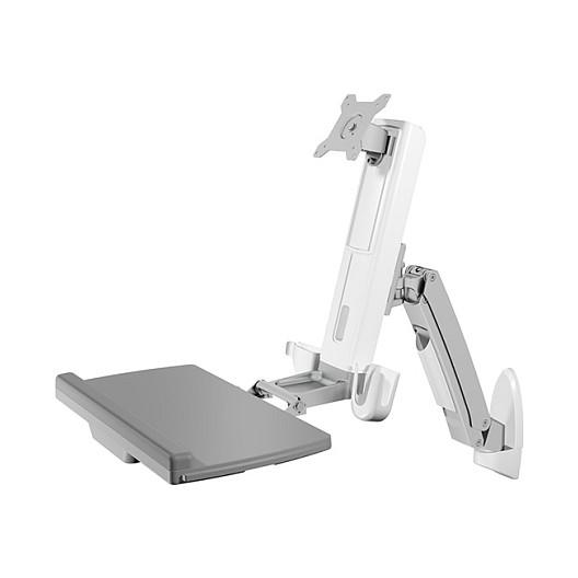 Mbajtëse për Monitor ICY BOX IB-MS600-W, 1 Monitor, deri 24", deri 8kg, për mur, VESA 75x75 & 100x100 - Argjend, Bardhë - 5
