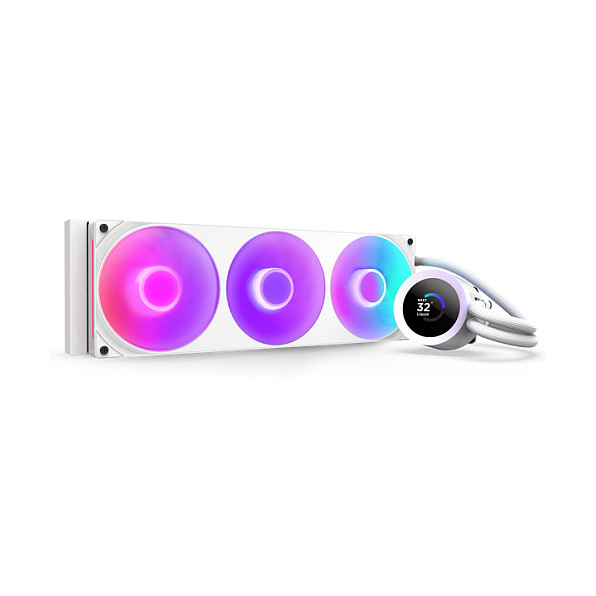 Ftohës për Procesor NZXT Kraken Plus 360 RGB / 360mm / AIO / RGB / LCD - Bardhë