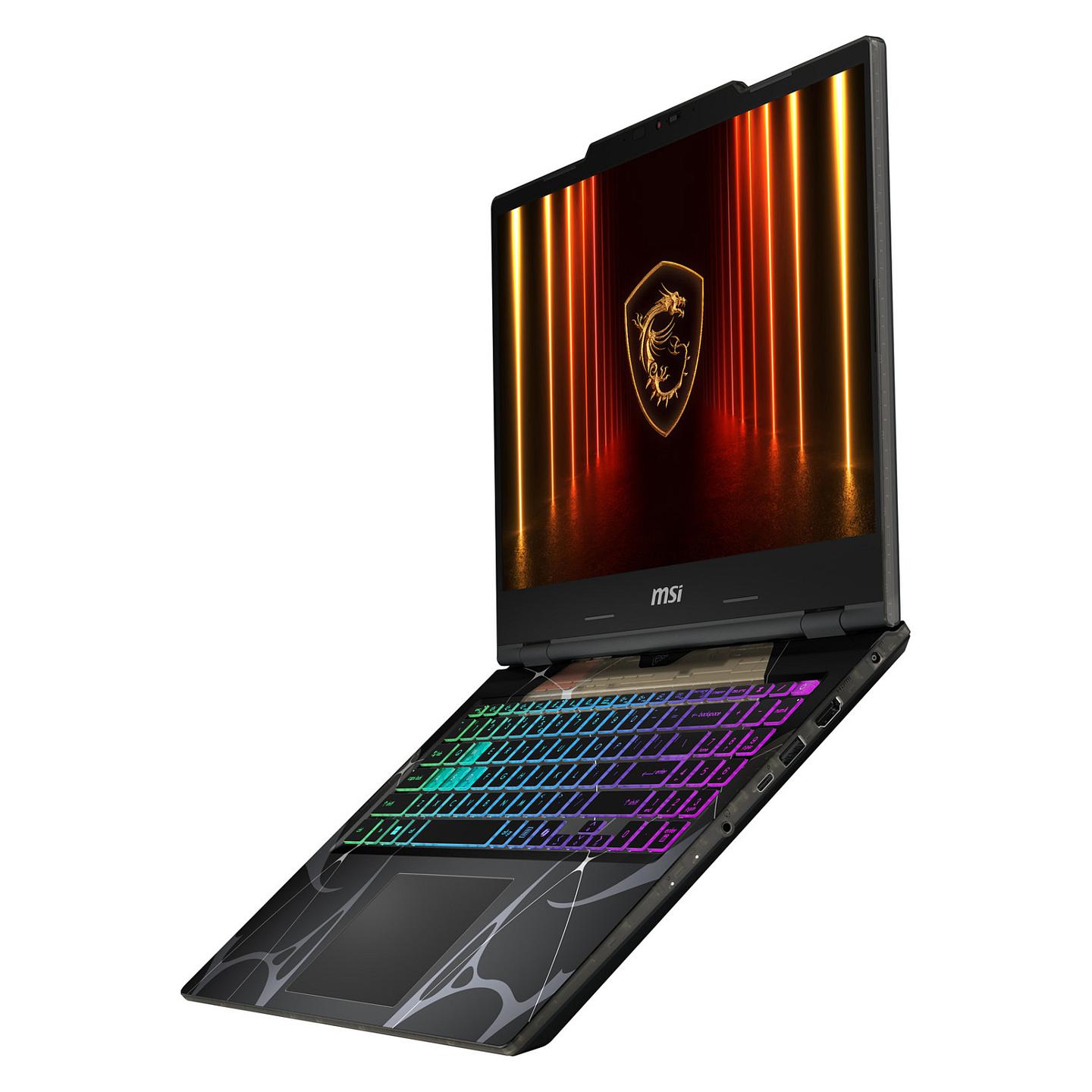 Laptop Gaming MSI Cyborg 15 B2RWFKG-010FR, Core 7 240H, 16GB DDR5, 512GB, 15.6" FHD IPS 144Hz, RTX 5060 8GB - Zezë - 4