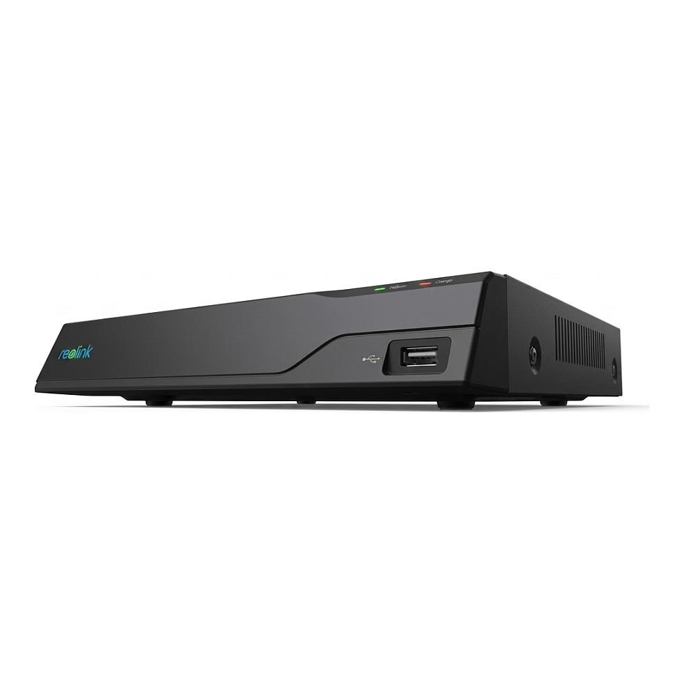 NVR Reolink NVS8-12MB4, 8-Kanal, 4× Kamera 12MP, 8× PoE, 2TB HDD, HDMI, VGA, SATA, eSATA - Zezë