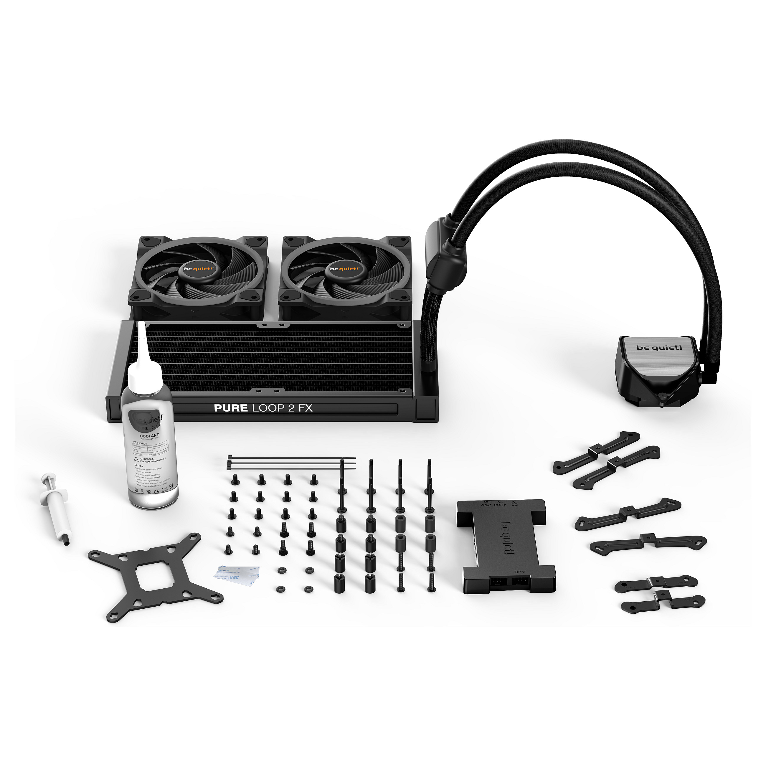 Ftohës për Procesor Be Quiet! K Cooler Wasserkühlung be quiet! Pure Loop 2 FX 240mm ARGB Water Cooler 2 x Light Wings 120mm PWM Shpejtësi e Lartë - 5