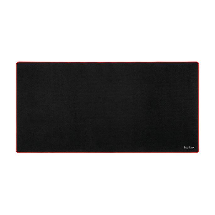Mauspad Gaming LogiLink ID0216 / XXXL / 1200x600x3mm / Sipërfaqe Ultra e Lëmuar / Skaje të Qepura / Bazë kundër rrëshqitjes – Zezë