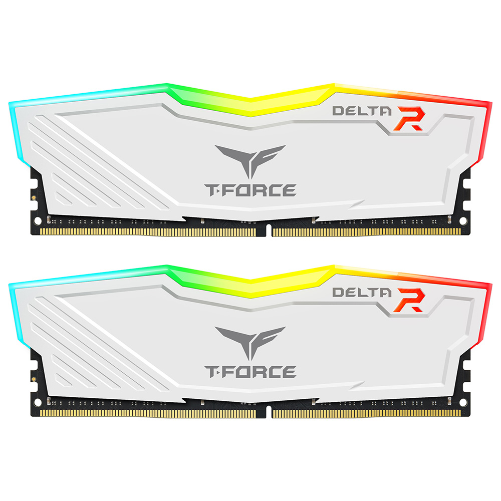 RAM Memorie DDR5 Team Group Delta RGB / 32GB (2x16GB) / DIMM / 6400MHz / CL32 / Intel XMP - Bardhë