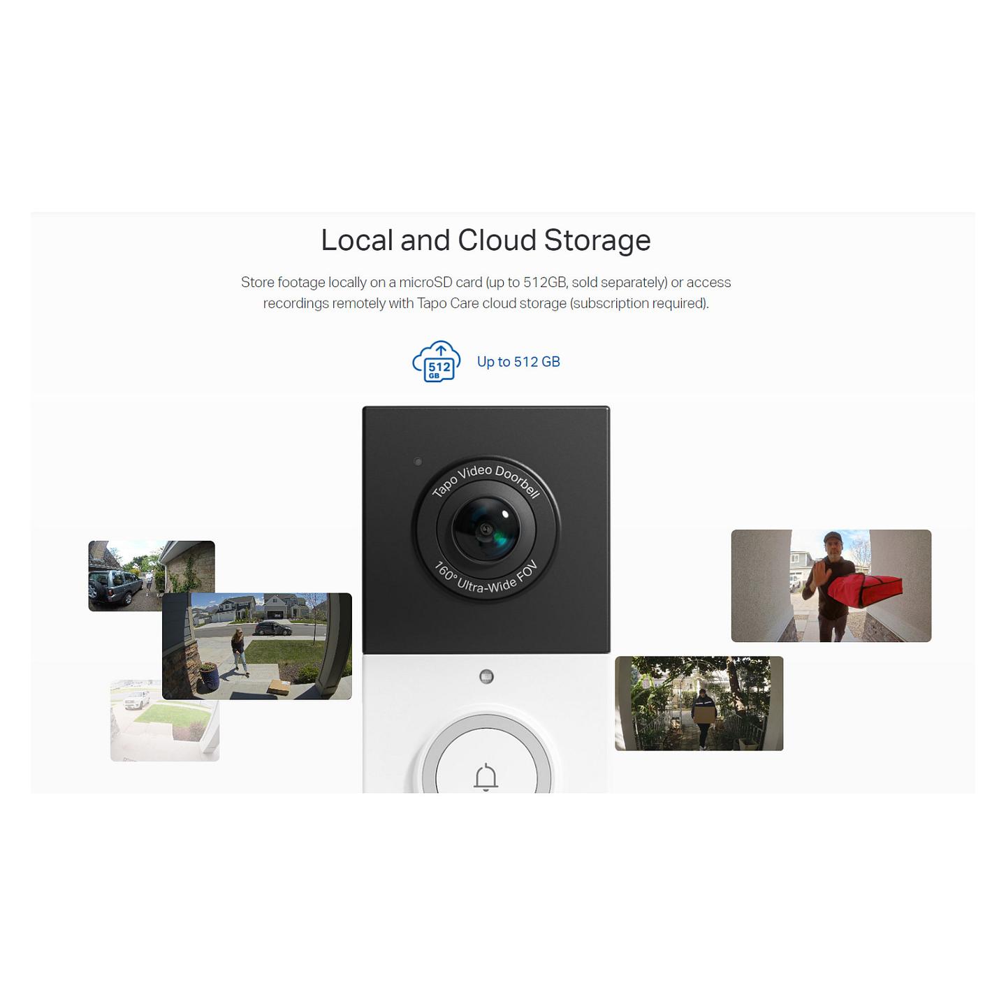Kamera Sigurie IP CCTV TP-Link Tapo D210, 2K 3MP, 2304 × 1296, Wi-Fi, 160°, IP65, Bateri 180 Ditë - Bardhë - 20