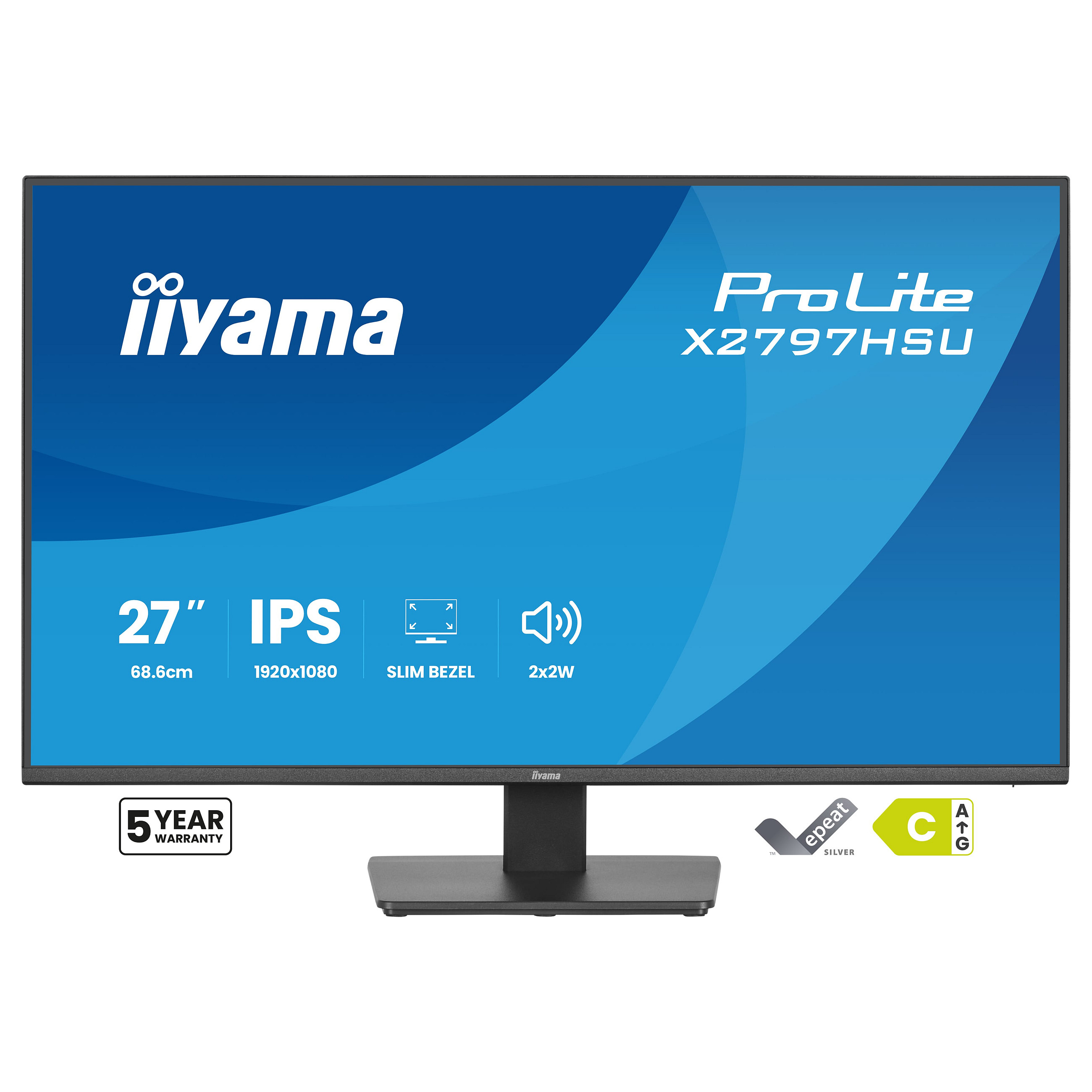 Monitor iiyama ProLite X2797HSU-B1 / 27"/ Full HD IPS / LED / 120 Hz / 4 ms / HDMI+USB+DP - Zezë - 2