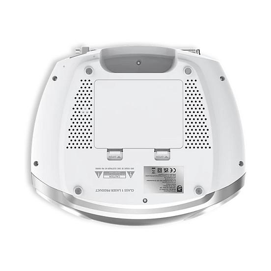 CD Player portativ Philips TAZ2000S/10, 3 W RMS, Përforcim dinamik i basit, Ekran LCD me ndriçim të bardhë, Antenë e jashtme - Argjend - 7