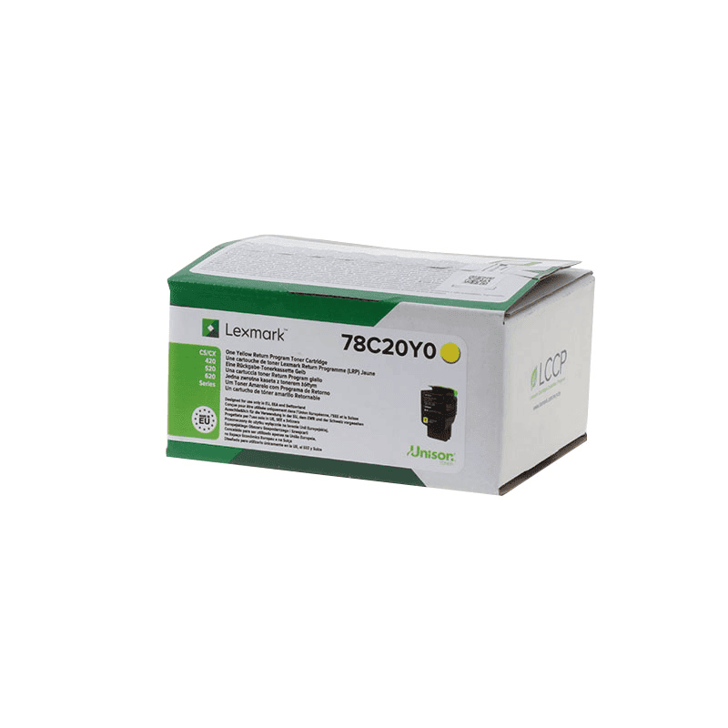 Toner Lexmark 782Y / 78C20Y0 – Verdhë - 1