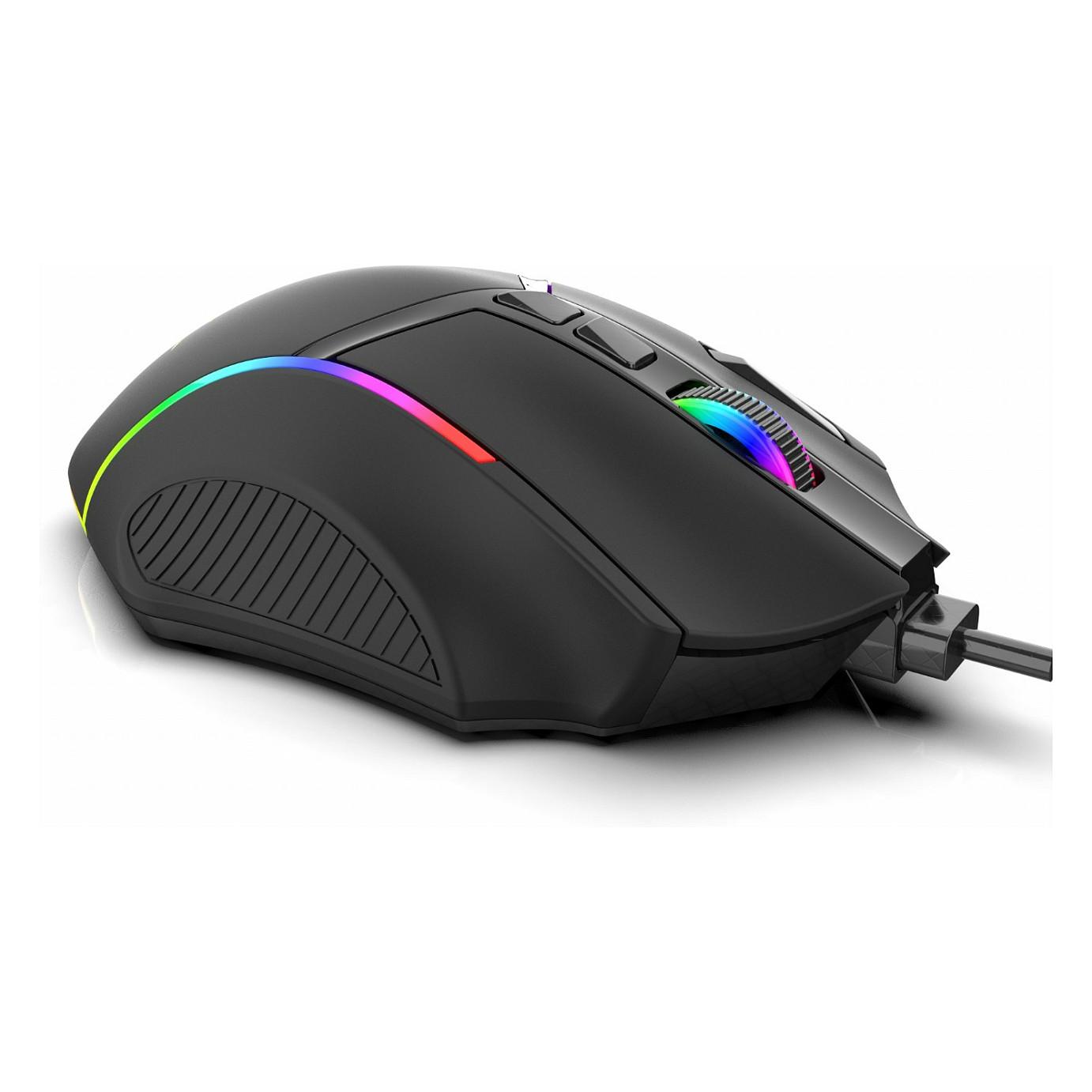 Maus Gaming me Kabllo INCA IMG-351 Empousa / 1200-12.800 DPI / 12 Butona / 1000 Hz / USB / RGB – Zezë - 3