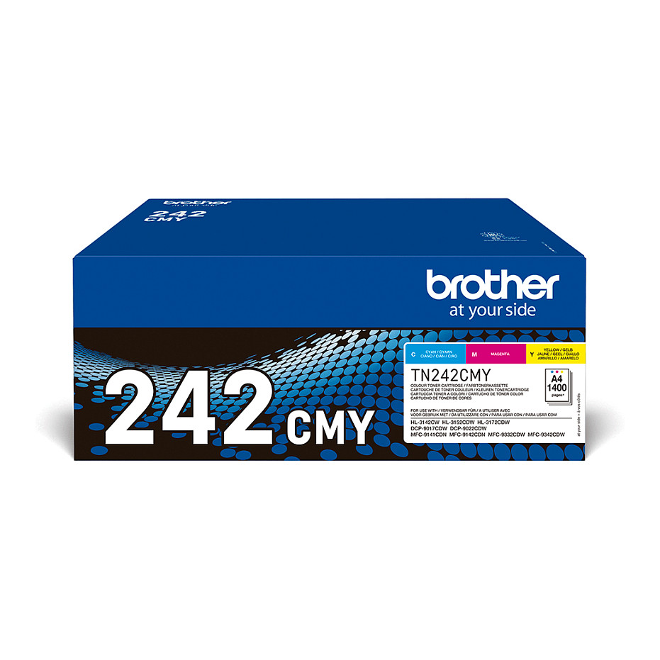 Toner Brother TN-242CMY / Multipack  deri në 1.400 faqe secila – Shumëngjyrëshe - 1
