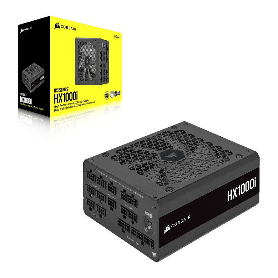 Furnizues Energjie Corsair HXi Series HX1000i / 1000W / 80 PLUS Platinum - Zezë - 4