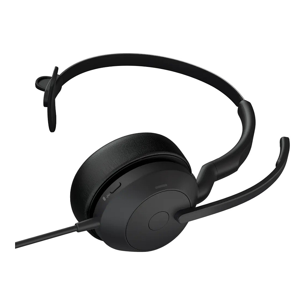 Kufje me kabllo Jabra Evolve2 50 / USB-C / USB-A / Bluetooth / ANC / Business Headset / 3 Mikrofona – Zezë - 2