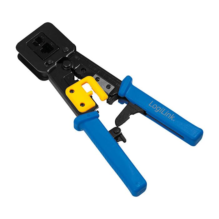Pincë Krimpuese LogiLink WZ0037, RJ45, RJ12, RJ11 - Zezë/Blu - 4