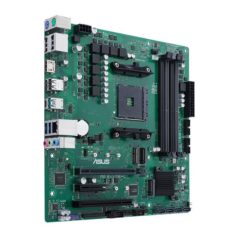 Pllakë Amë ASUS PRO B550M-C/CSM / AMD AM4 / B550 / DDR4 / Micro ATX / Gigabit LAN - 2