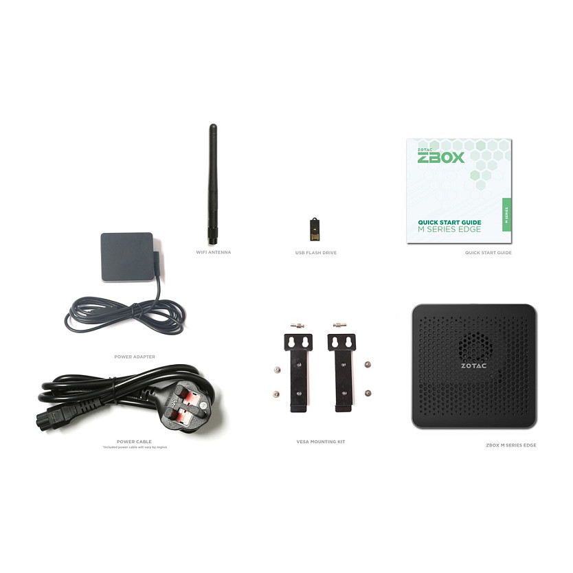 ZOTAC ZBOX MI64 Barebone Mini PC Intel Core i5-1340P / 2x DDR5 SO-DIMM / M.2 SATA & NVMe / Wi-Fi 6 / Dual LAN – E zezë - 6