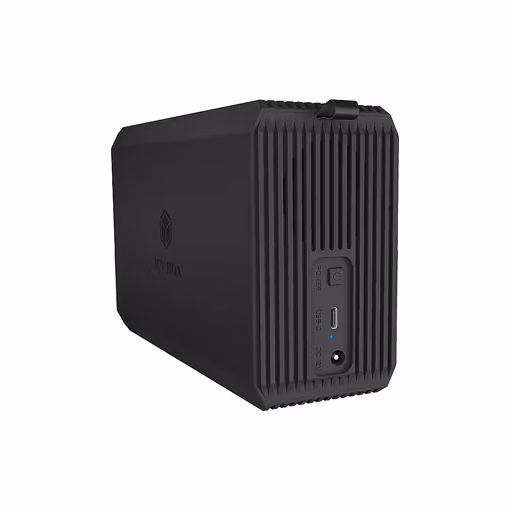 Këllëf për Disqe ICY BOX IB-RD3720-CU3 / 2.5"/3.5" / SATA II/III / RAID 0,1 / 5Gbps / USB Type-C - Zezë