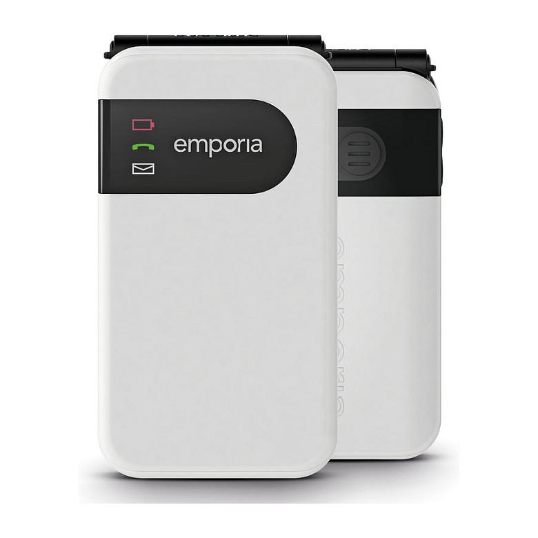 Telefon Mobil Emporia SIMPLICITYglam.4G, 2.8", IPS, 240x320, 4G, Bluetooth 5.0, Nano SIM, 1300mAh - Bardhë
