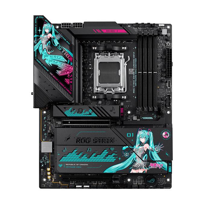 Motherboard ASUS ROG STRIX X870E-H Hatsune Miku Edition, AMD AM5, X870E, DDR5, ATX, PCIe 5.0, Wi-Fi