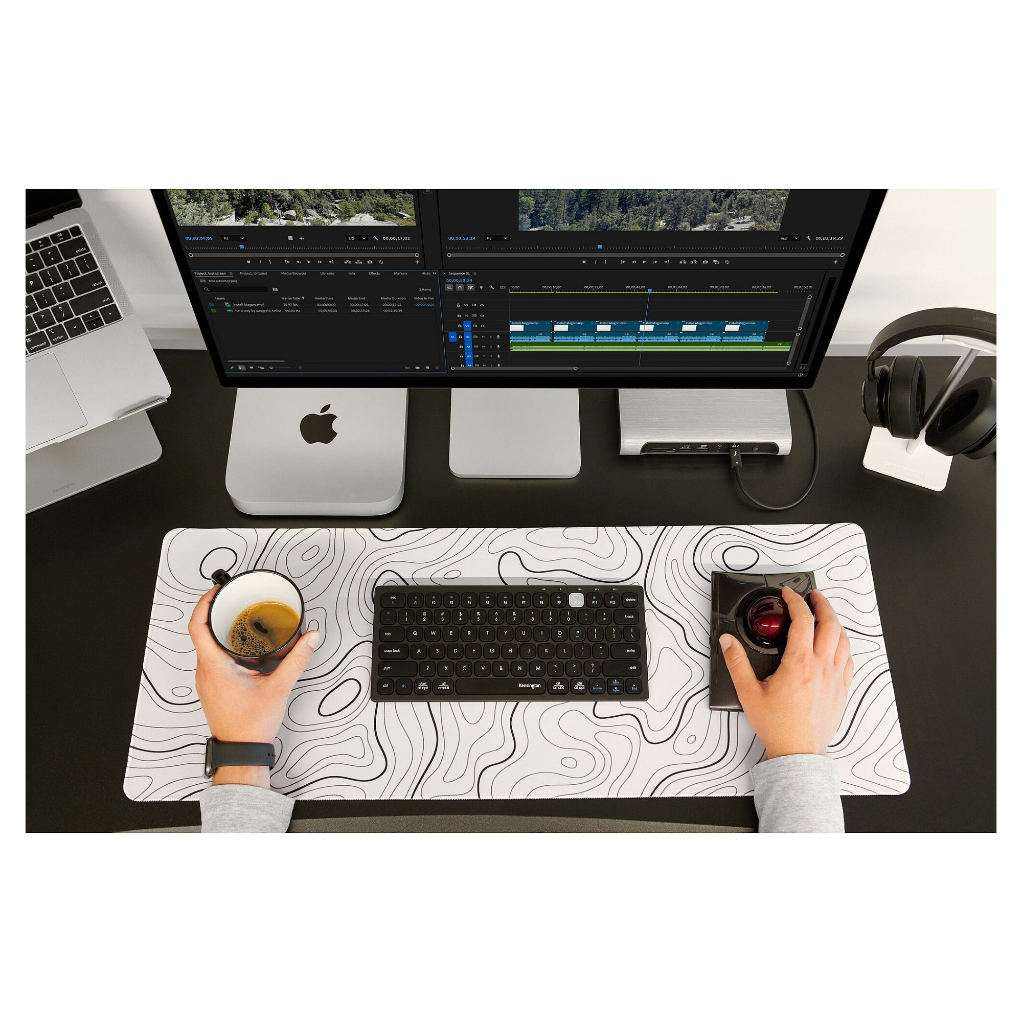 Maus pa Kabllo Kensington SlimBlade Pro Trackball - Zezë - 18