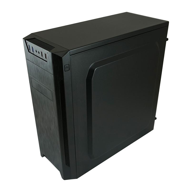 Kasë LC-Power 7040B / Midi-Tower / ATX / 2x USB 3.2 Gen1 + 2x USB 2.0 / 4x120mm – Zezë - 6