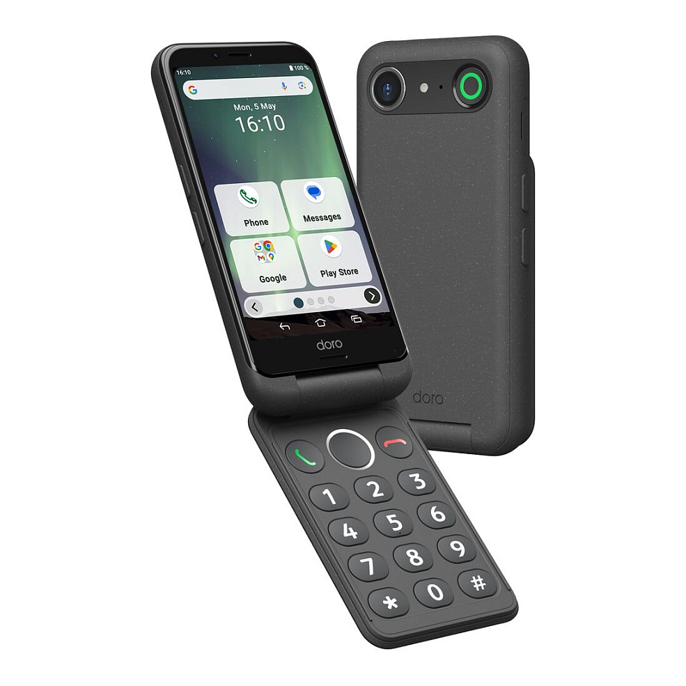 Doro Aurora A20 / Grafit + Wireless Charging Station - 1
