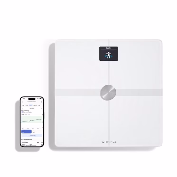 Peshore Smart Withings Body Smart / Body Composition / BMI / Body Fat / Muscle Mass / Visceral Fat / BMR / Wi-Fi / Bluetooth / 200kg – Bardhë - 2