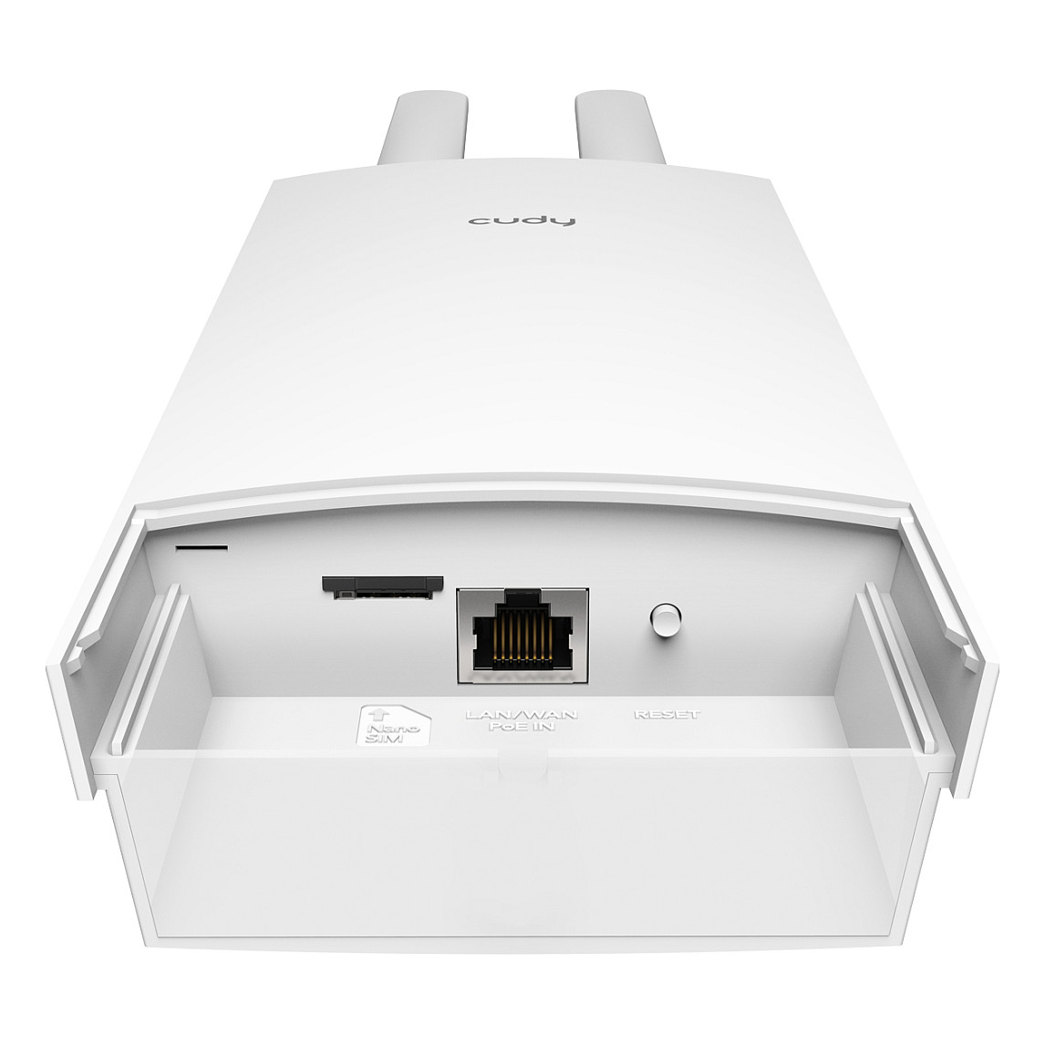 Ruter Cudy Outdoor N300 / 4G LTE-Cat 4 / Single-Core / 1× 10/100Mbps WAN/LAN / 2×Antennas / I bardhë - 3