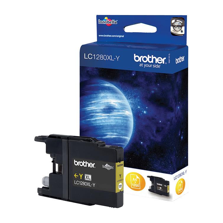 Ink Brother LC1280XLY, 1200 faqe - Verdhë