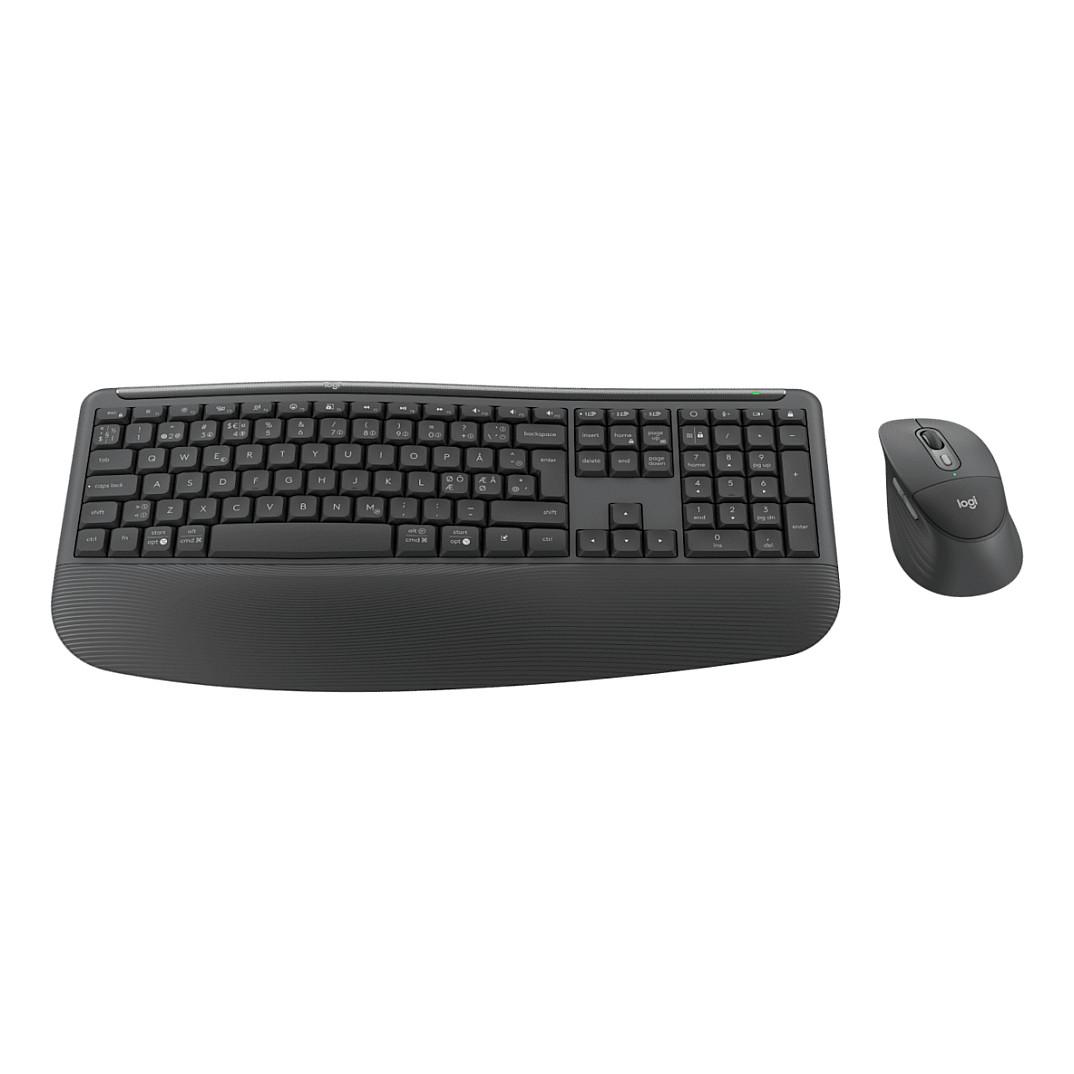 Combo (Tastierë & Maus) Logitech MK880 for Business, Tastierë dhe Maus pa Kabllo, QWERTY US, Bluetooth, Logi Bolt, SmartWheel – Grafit - 2