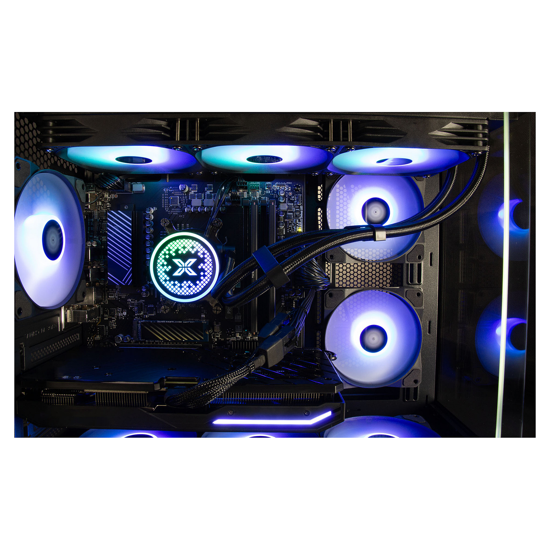 Kompjuter Gaming Captiva Highend Gaming R90-031 / Ryzen 7 5700X / 32GB DDR4 / 1TB / RTX 5070 12GB - Zezë - 12
