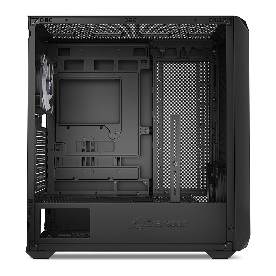 Kasë Sharkoon AK2 RGB ATX 1xGlass - Zezë - 5