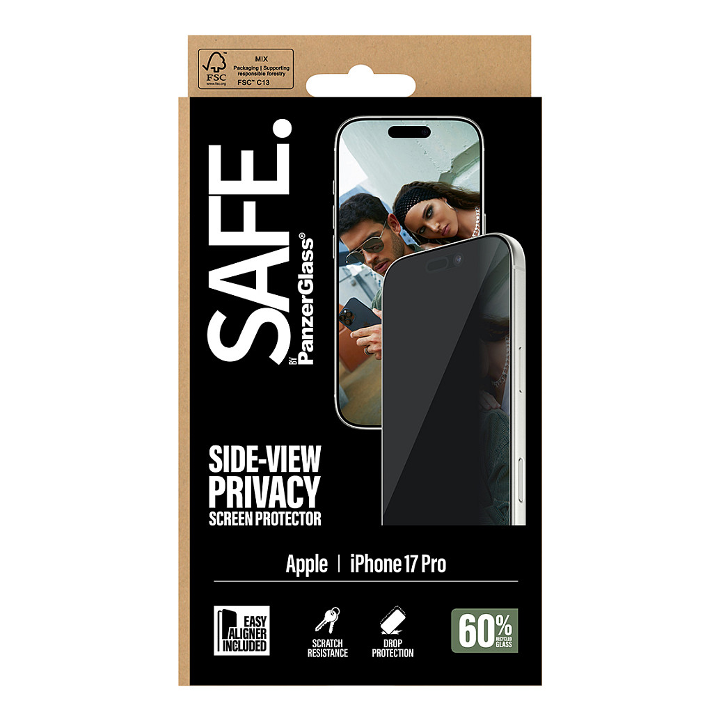 SAFE Privacy Screen Protector for iPhone 17 Pro / UWF - 3