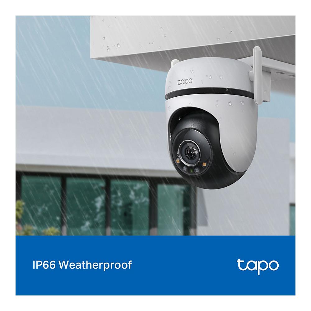 Kamerë Sigurie IP CCTV TP-Link Tapo C520WS, 2K 4MP, Wi-Fi, Pan & Tilt 360° - Zezë/Bardhë - 10