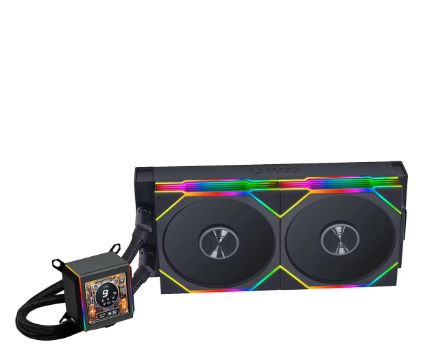 Ftohës Lian Li Galahad II LCD 280 TL Wireless / AIO / 280mm / 2x140mm ARGB / LCD - Zezë