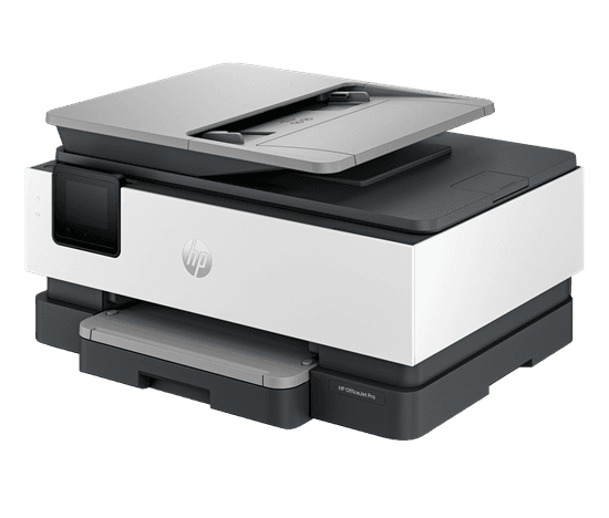 Printer Multifunksional HP OfficeJet Pro 8123 / Inkjet me Ngjyra A4 / 29 ppm / 3 në 1 / Wi-Fi + USB - Bardhë/Hiri - 3