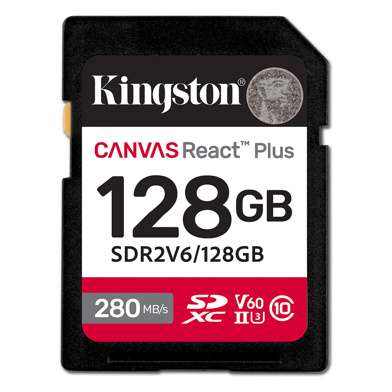 Kartë Memorie Kingston Canvas React Plus / 128GB / SDXC / UHS-II U3 / V60 / 280MB/s – Zezë