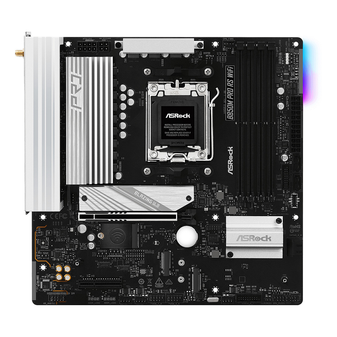 Pllakë Amë AM5 ASROCK B850M Pro RS WiFi - 2