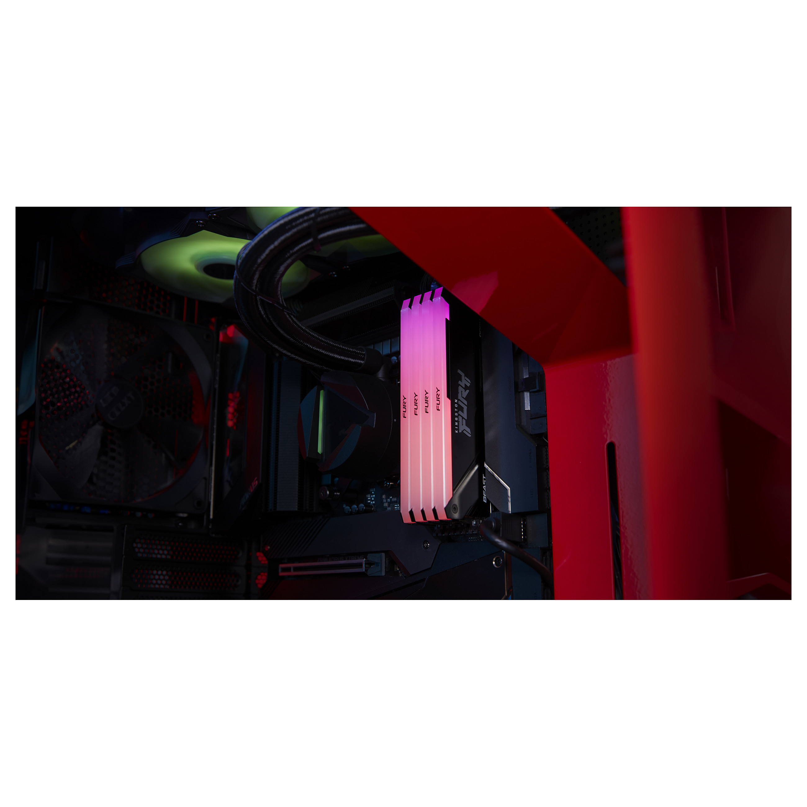Ram Memorie DDR4 Kingston DIMM FURY Beast RGB 8GB 3600MHz CL17 - 5