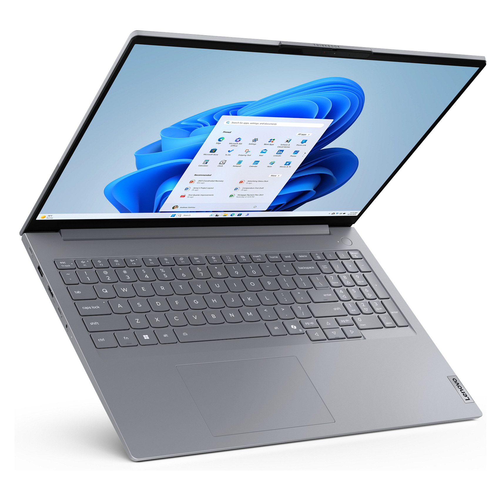 Laptop Lenovo ThinkBook 16 G8 / Ultra 5 225U / 32GB DDR5 / 1TB / 16" WUXGA IPS / Intel Graphics / DE  - Hiri - 8