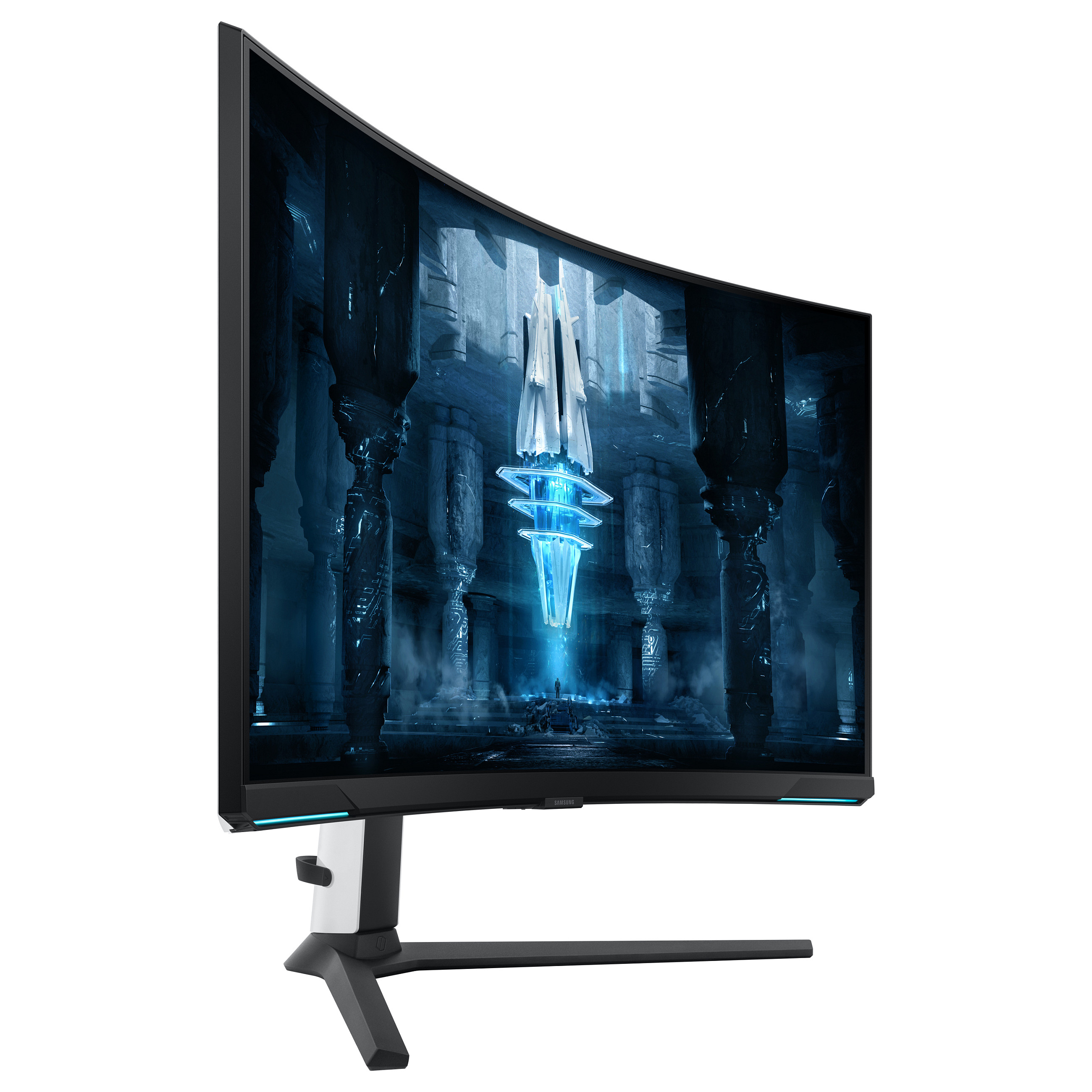 Monitor Gaming Samsung LS32BG850NPX / 32"/ 4K Ultra HD VA / LED / 240 Hz / 1 ms / HDMI+USB+DP+HDCP - Zezë/Bardhë - 9
