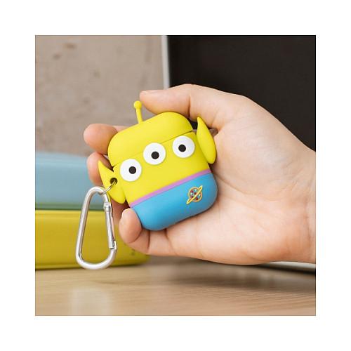 Aksesorë për kufje PowerSquad AirPods Case Alien / Apple AirPods 1 & 2 / 3D-Silikon  – Blu/Gjelbër - 9