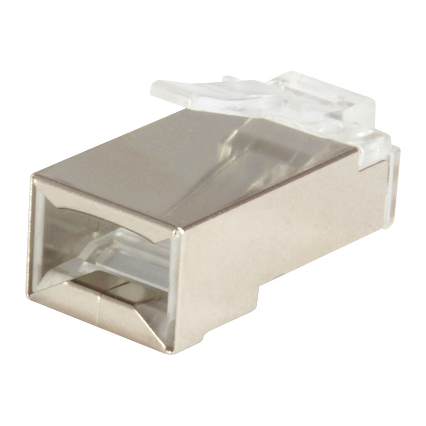 Aksesorë  për Rrjet / Cat6 RJ45 Plug / With Strain Relief / Easy Installation / 100 pcs Bulk - 3