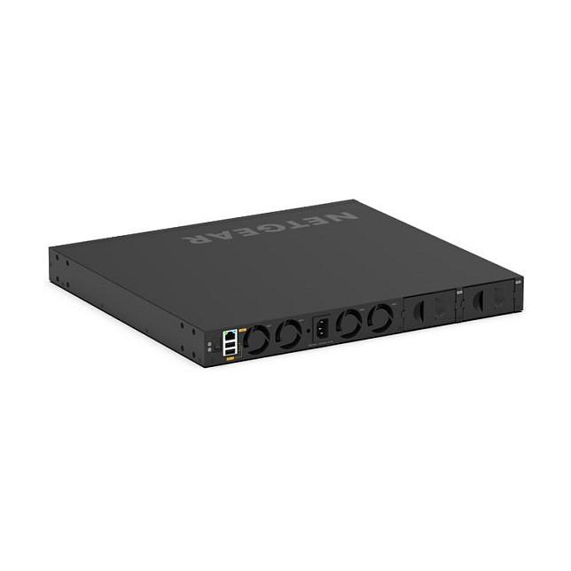 Switch NETGEAR M4350-24M4X4V (MSM4332), 24 porta 2.5G PoE++, 4 porta 10G Multi-Gigabit PoE++, 4 porta SFP28 25G, PoE 522W, Managed Layer 3, Rack 1U - Zezë - 5